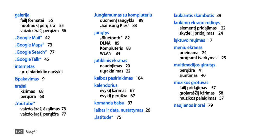 Samsung GT-S5830OKABAL, GT-S5830RWASEB, GT-S5830OKASEB manual Internetas 