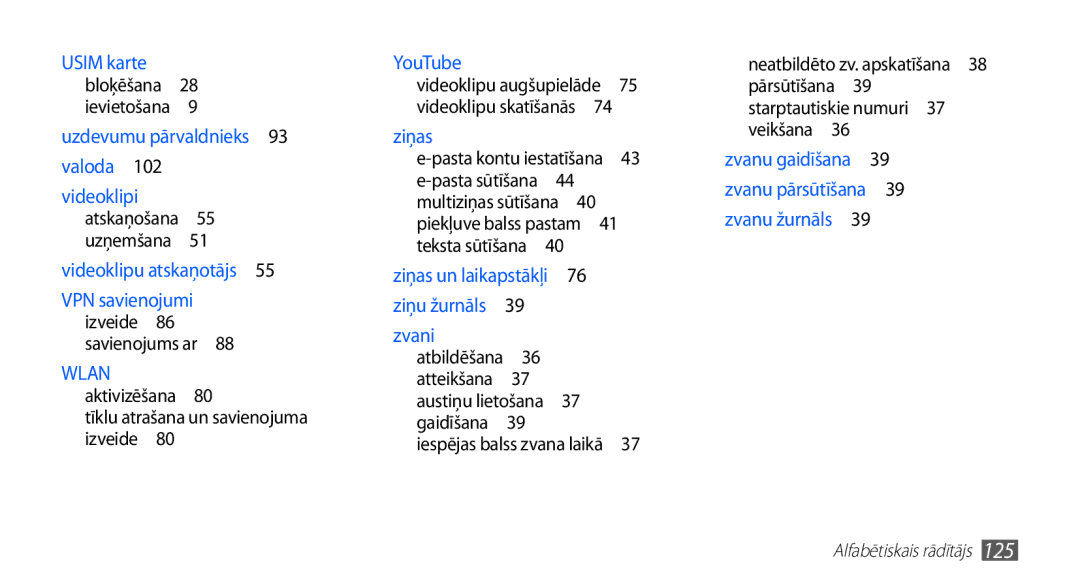 Samsung GT-S5830OKISEB, GT-S5830UWZSEB manual YouTube 