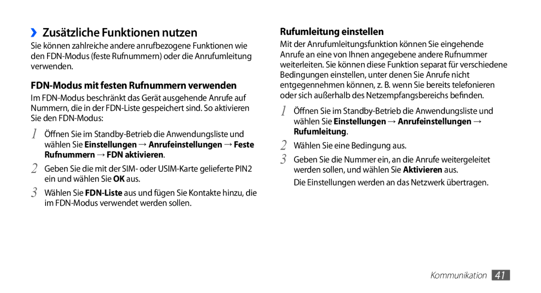 Samsung GT-S5839OKITCL, GT-S5839OKIDTR, GT-S5839UWITCL manual ››Zusätzliche Funktionen nutzen, Wählen Sie eine Bedingung aus 