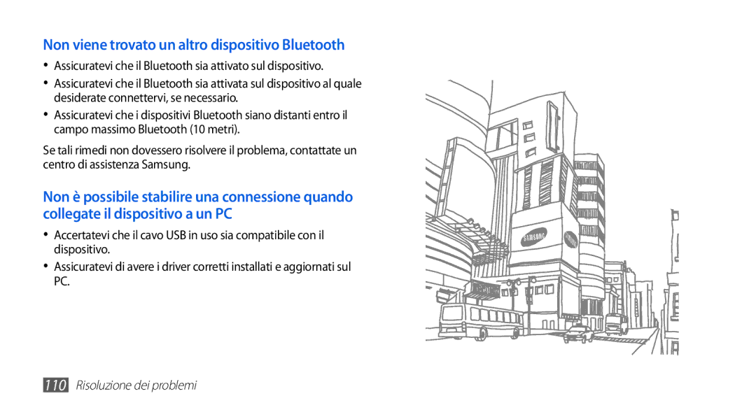 Samsung GT-S5839OKIOMN, GT-S5839RWIOMN, GT-S5839XKIOMN, GT-S5839UWIOMN manual Non viene trovato un altro dispositivo Bluetooth 