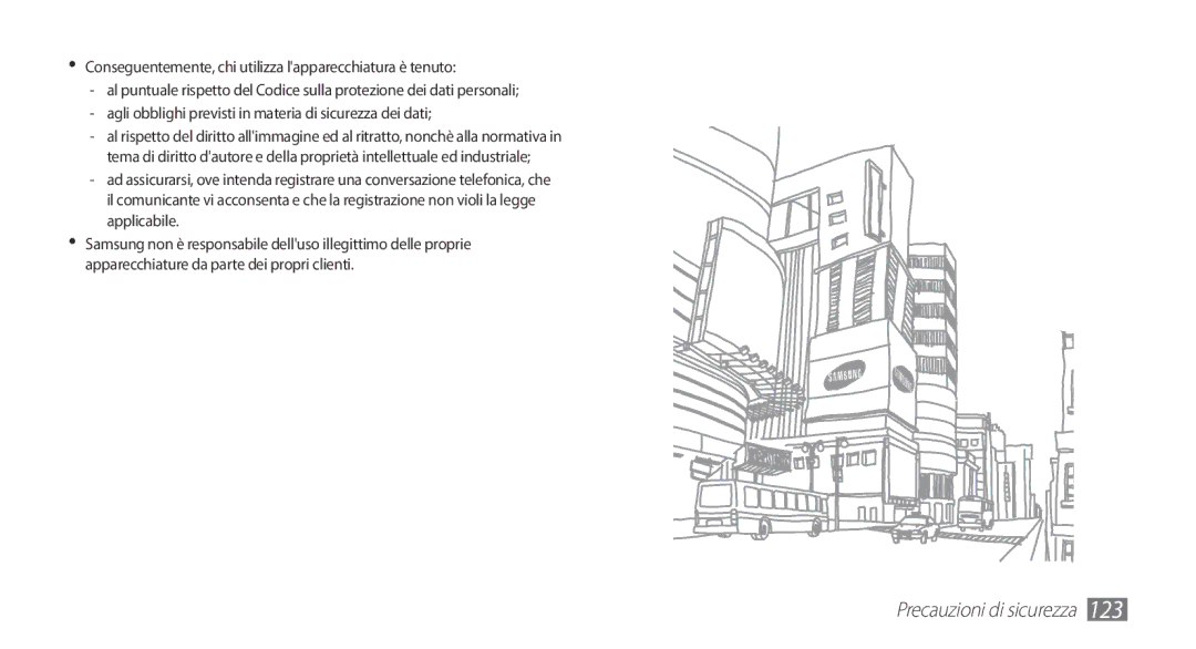 Samsung GT-S5839PPIOMN, GT-S5839RWIOMN, GT-S5839OKIOMN manual Conseguentemente, chi utilizza lapparecchiatura è tenuto 