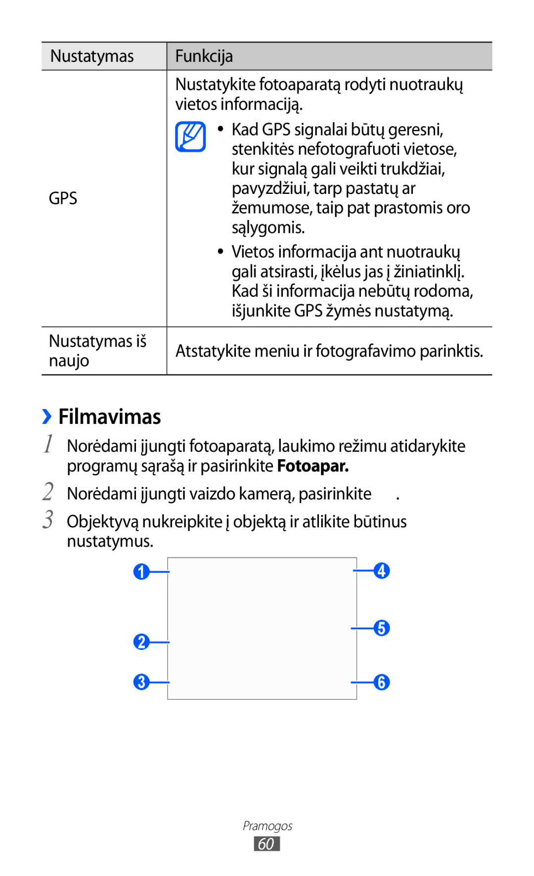 Samsung GT-S6102SKASEB manual ››Filmavimas 