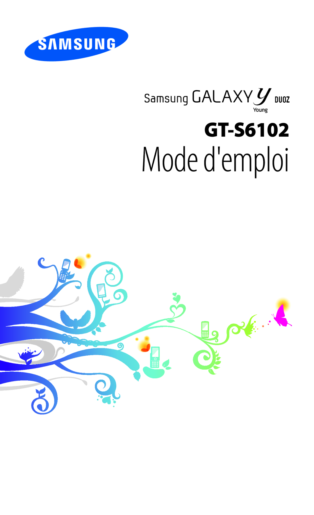 Samsung GT-S6102SKAXEF, GT-S6102UWAXEF manual Mode demploi 