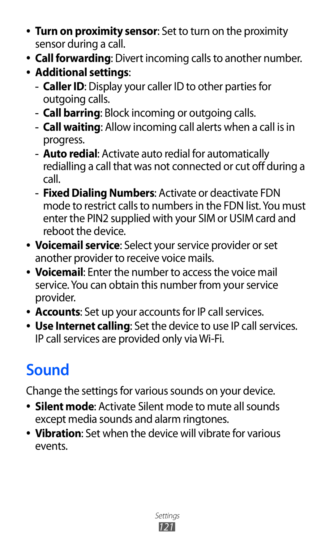 Samsung GT-S6500ZYDTHR, GT-S6500ZYDKSA, GT-S6500ZYDJED manual Sound, Change the settings for various sounds on your device 