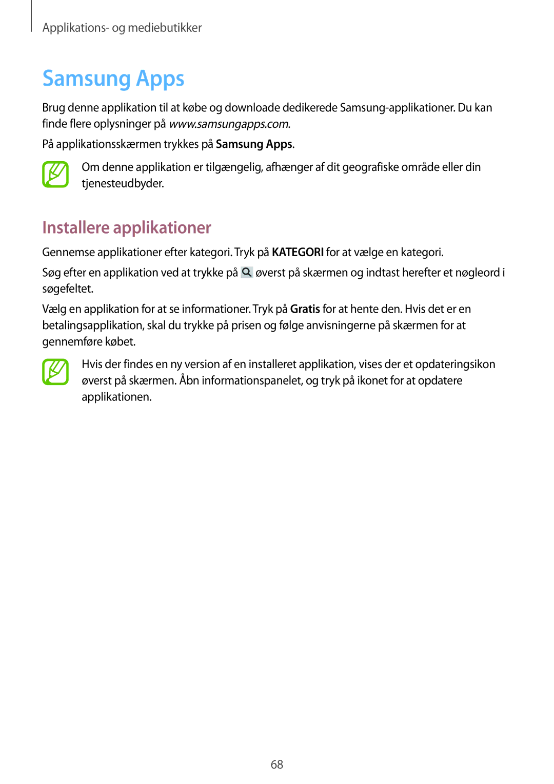 Samsung GT-S6790MKNNEE, GT-S6790PWNNEE manual Samsung Apps 