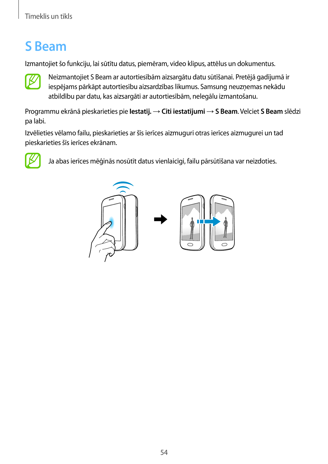 Samsung GT-S6790ZWYSEB, GT-S6790PWNSEB, GT-S6790MKNSEB manual Beam 