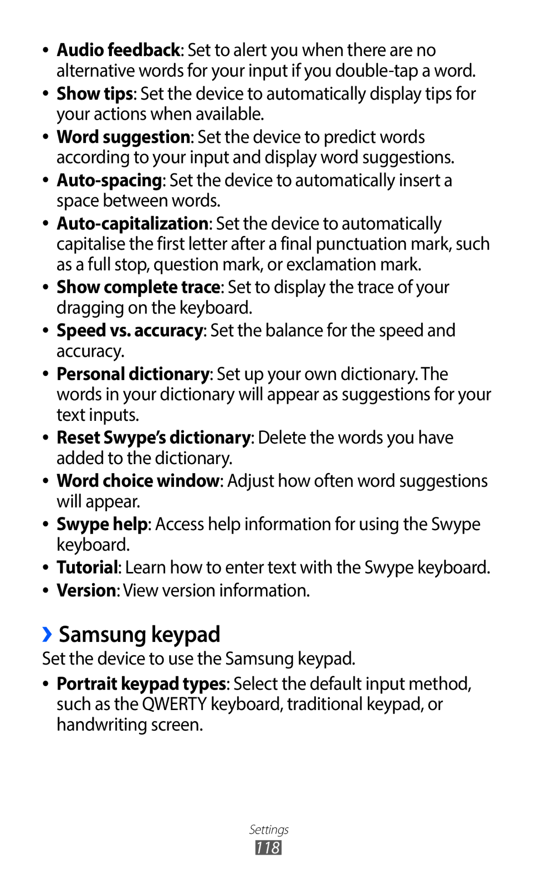 Samsung GT-S6802HKAPAN, GT-S6802CWADBT, GT-S6802HKADBT, GT-S6802HKAXEF, GT-S6802CWAPHE, GT-S6802ZKAXEO manual ››Samsung keypad 