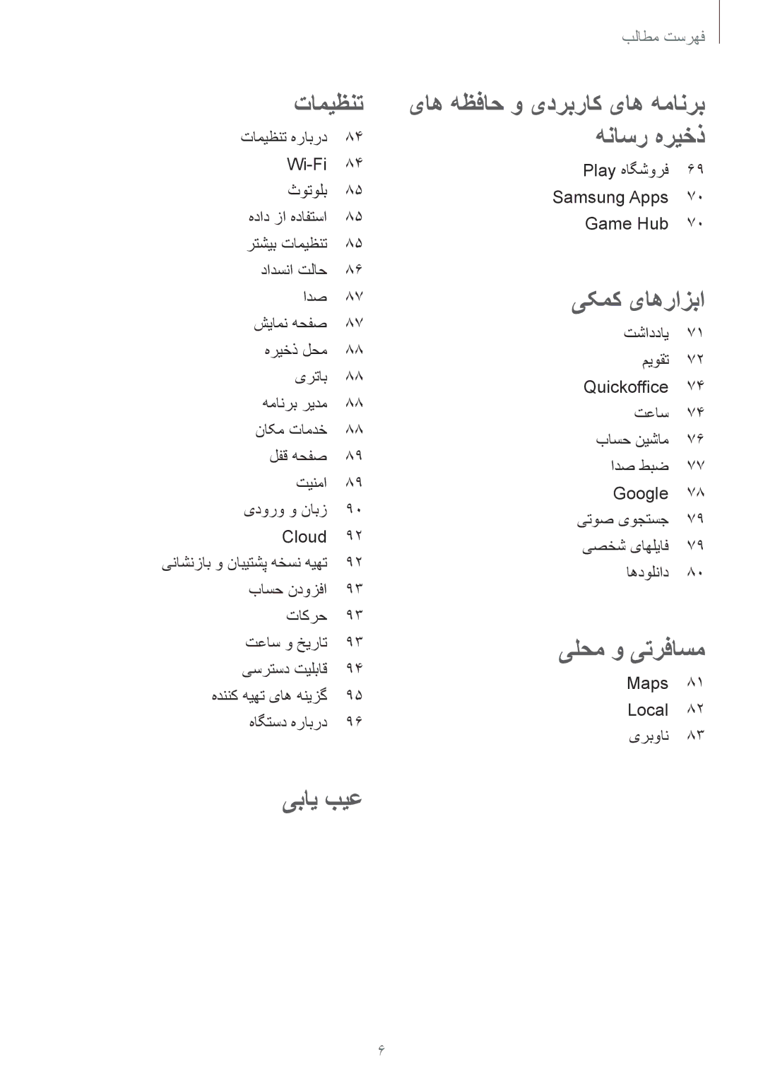 Samsung GT-S6810PWAKSA manual یبای بیع 