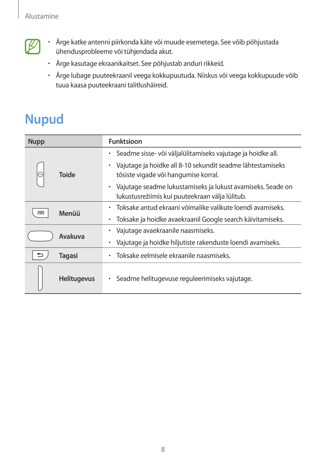 Samsung GT-S6810PWNSEB manual Nupud 