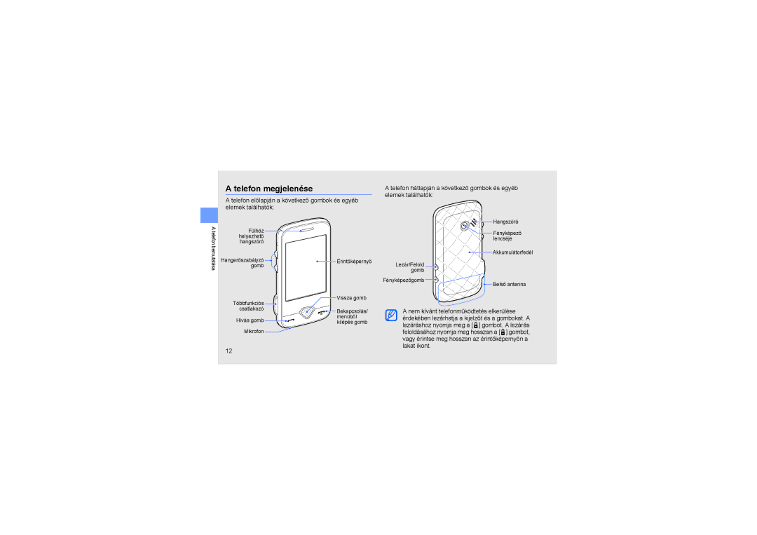 Samsung GT-S7070PWAIRD, GT-S7070PWBCIT, GT-S7070PWRCIT, GT-S7070PWAXEZ, GT-S7070PWAPAN, GT-S7070PWATMH Telefon megjelenése 