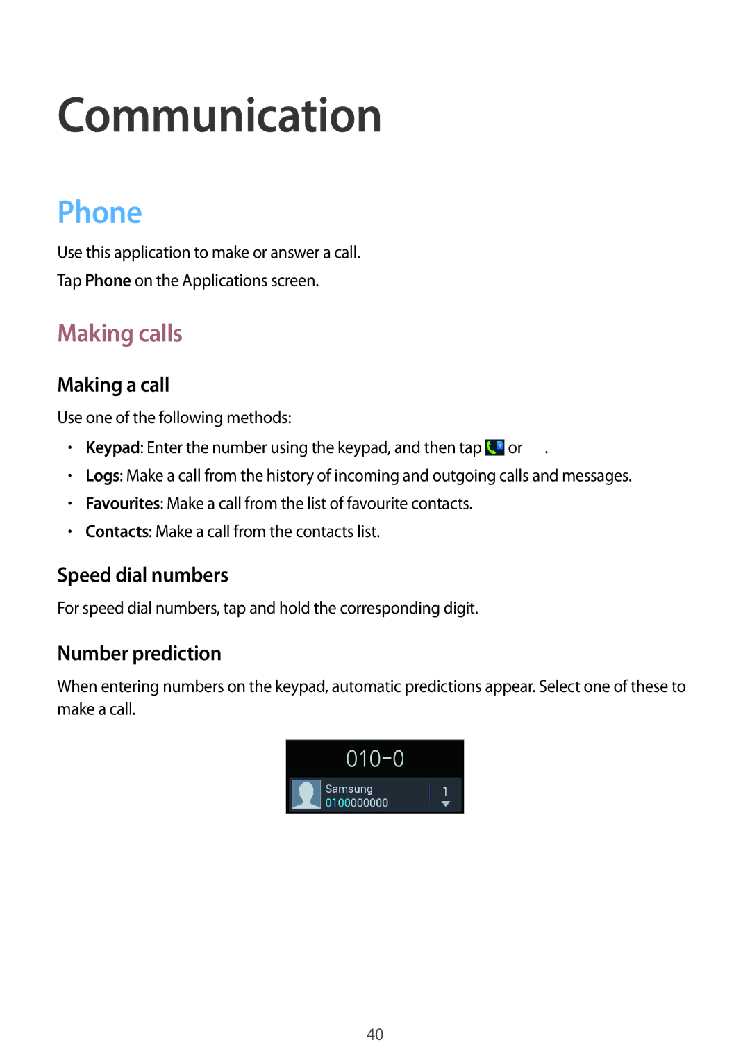 Samsung GT-S7272WRAKSA, GT-S7272WRAPAK, GT-S7272WRATHR, GT-S7272UWAKSA, GT-S7272HKATHR Communication, Phone, Making calls 