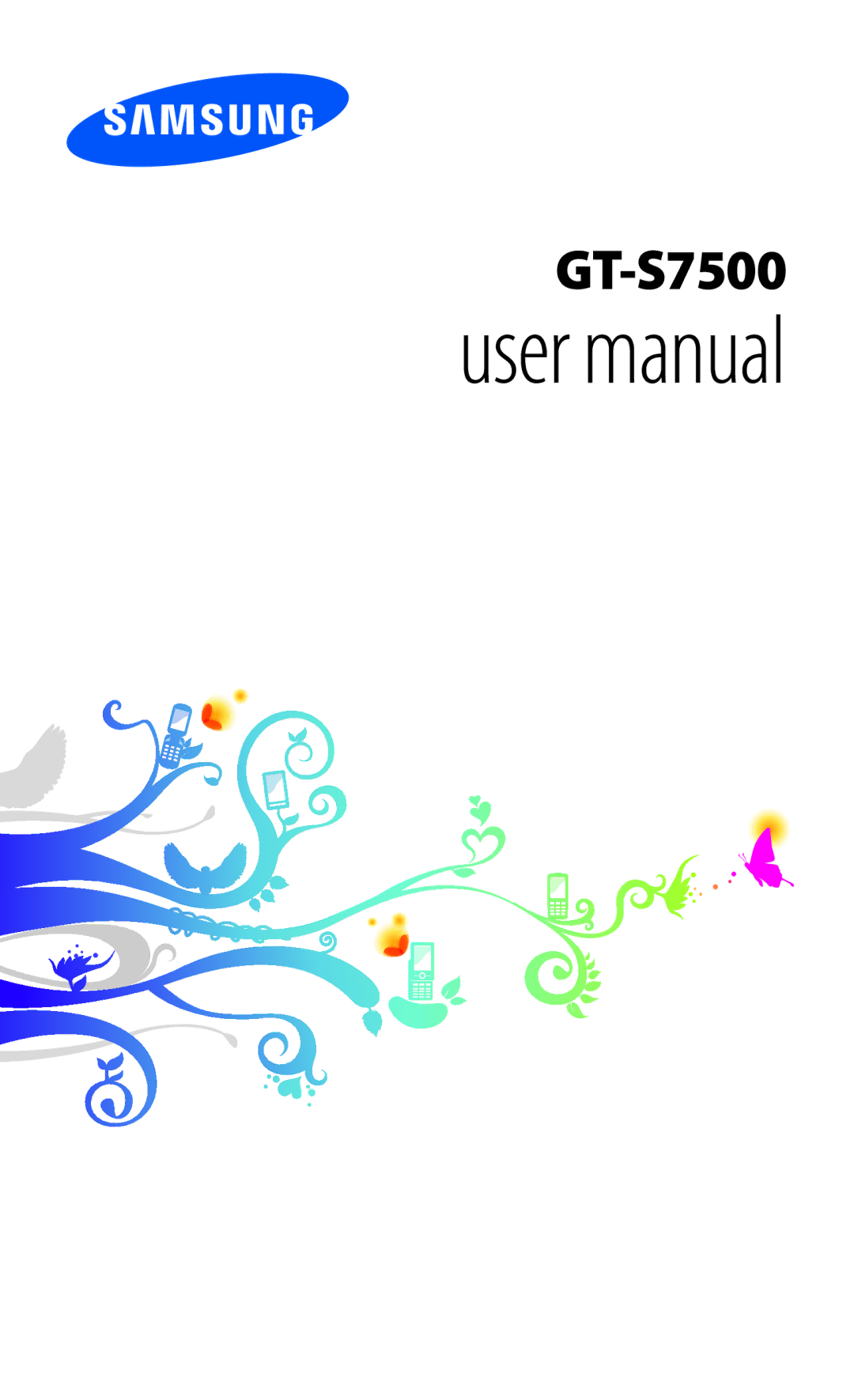 Samsung GT-S7500 user manual 