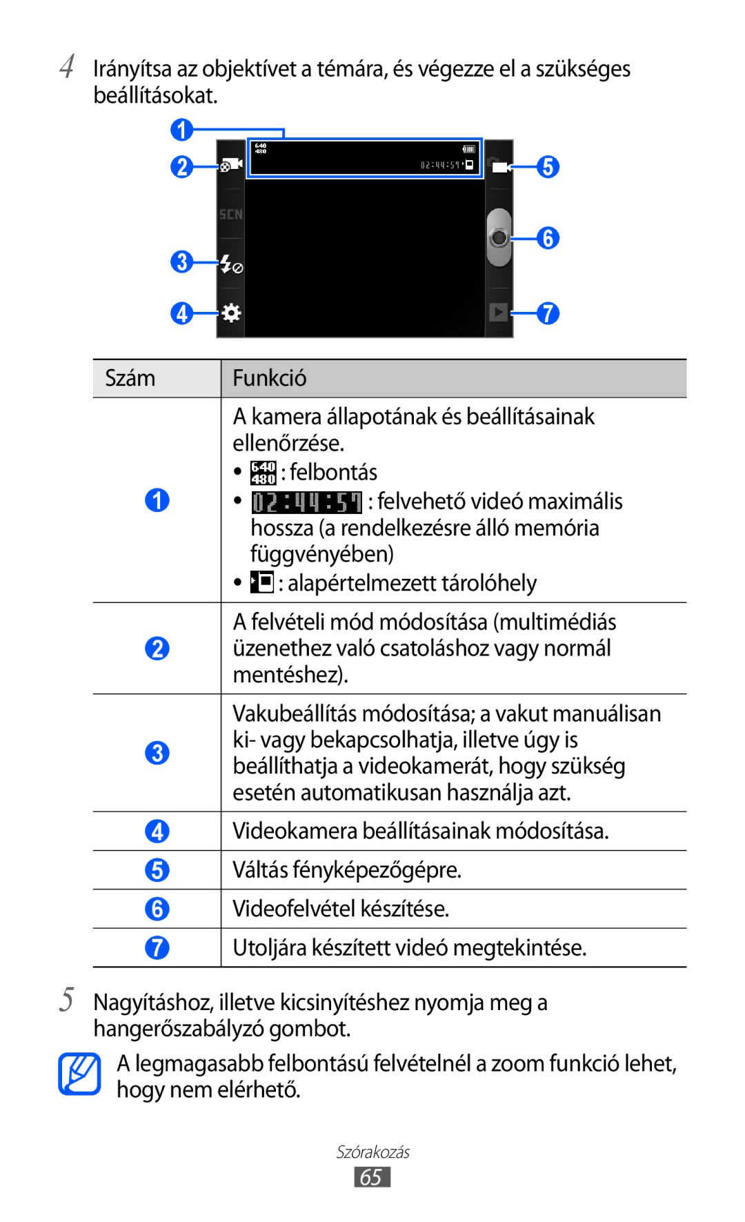 Samsung GT2S7500CWAVDH, GT-S7500ABADBT, GT-S7500ABAATO, GT-S7500ABAVD2, GT-S7500ABAMTL, GT-S7500ABAVDC manual Szórakozás 