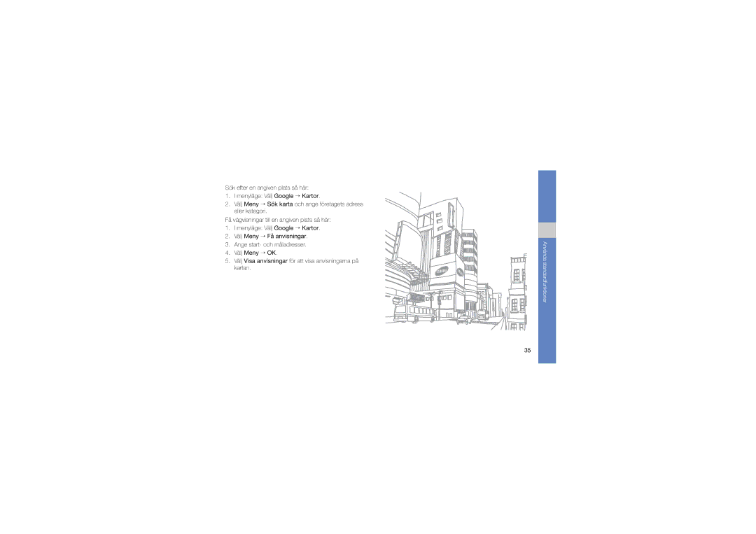 Samsung GT-S7550EBAXEE manual Använda standardfunktioner 