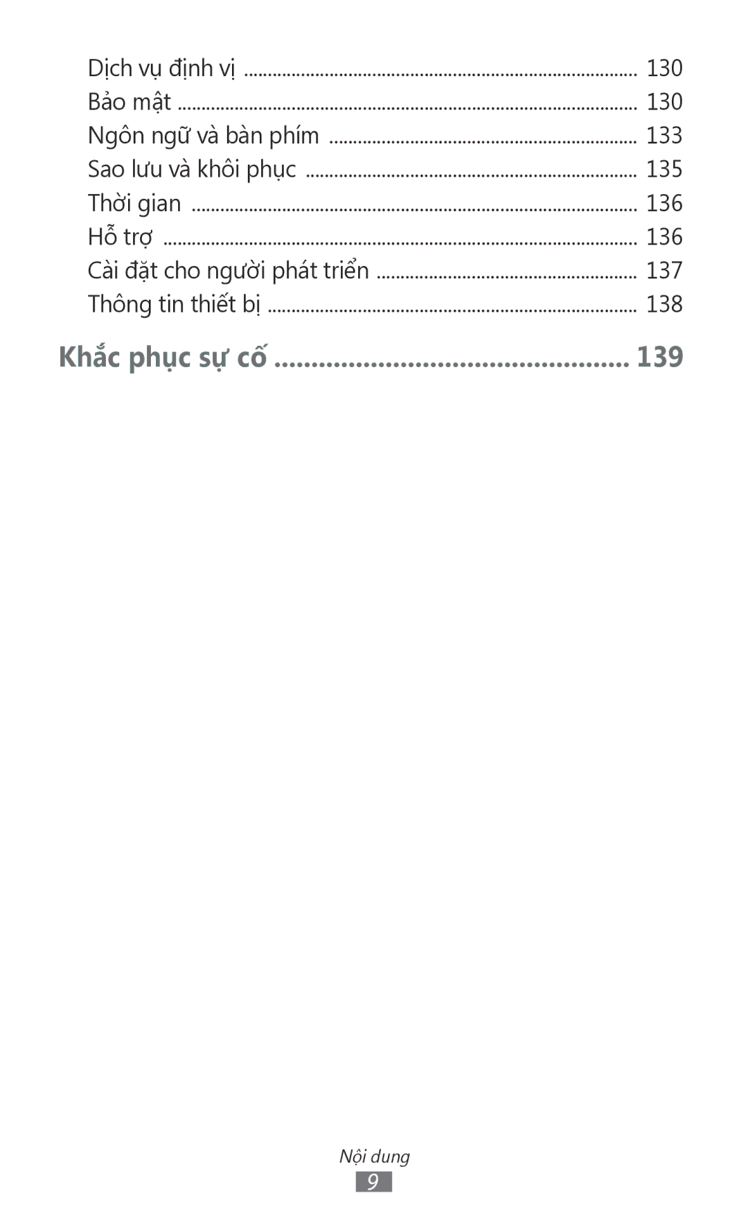 Samsung GT-S7560UWAXXV, GT-S7560ZKAXXV manual 139 