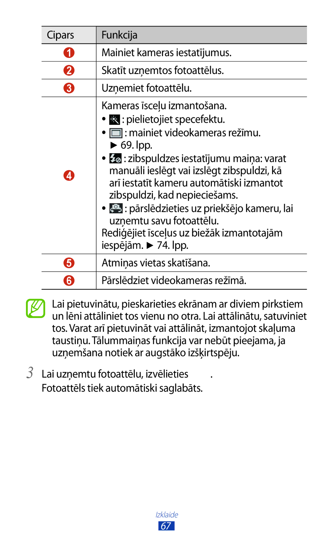 Samsung GT-S7562ZKASEB, GT-S7562UWASEB, GT-S7562CWZSEB manual Zibspuldzes iestatījumu maiņa varat 