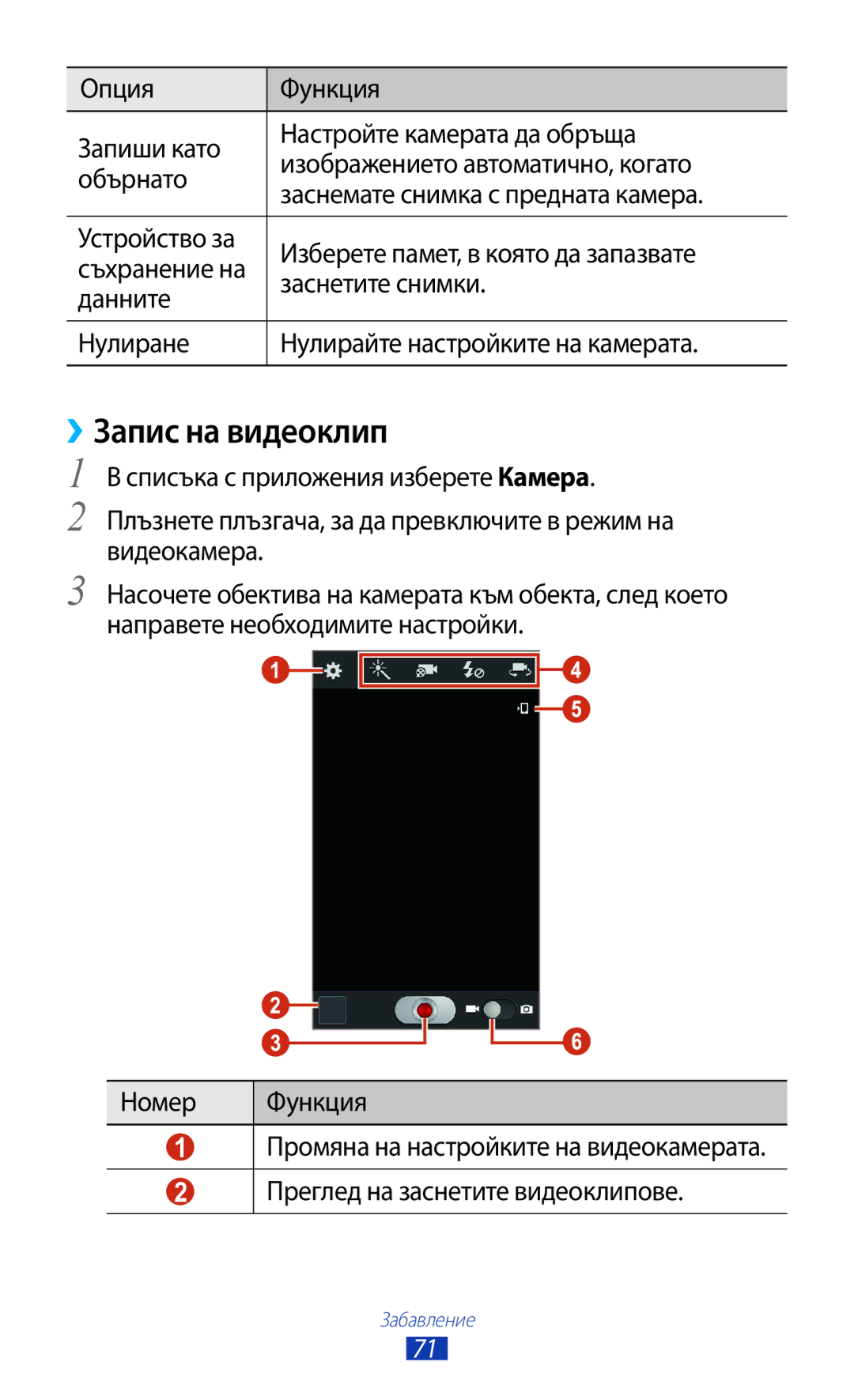 Samsung GT-S7562ZKAVVT, GT-S7562UWAVVT, GT2S7562UWABGL, GT2S7562ZKABGL, GT2S7562UWAVVT, GT-S7562WSABGL ››Запис на видеоклип 