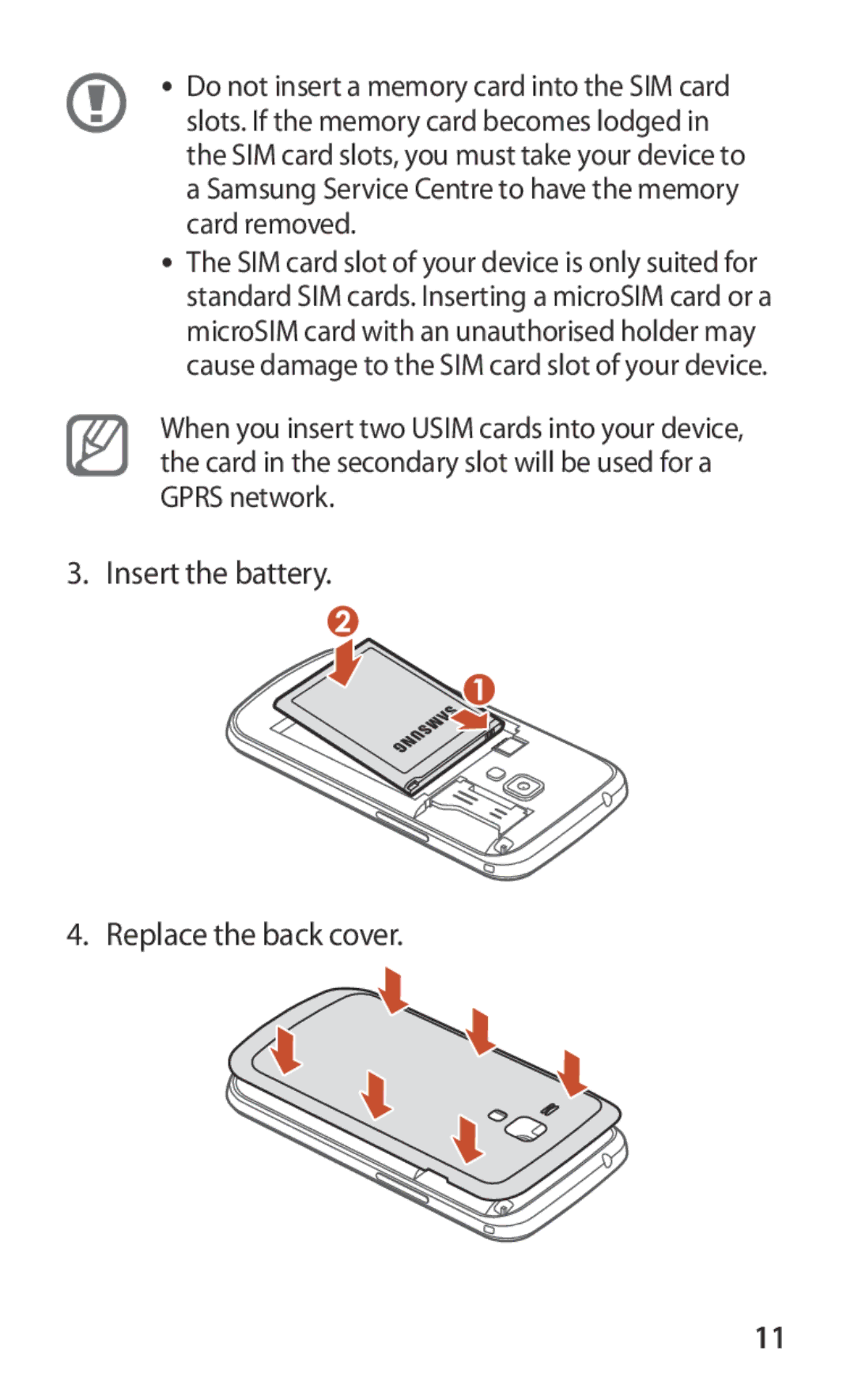 Samsung GT-S7562ZKAXXV, GT-S7562ZKAJED, GT-S7562ZKAXSG, GT-S7562UWAAFR, GT-S7562UWAJED, GT-S7562UWAKSA, GT-S7562UWATHR manual 