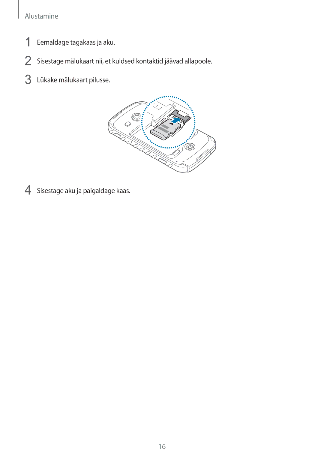 Samsung GT-S7710TAASEB manual Alustamine 