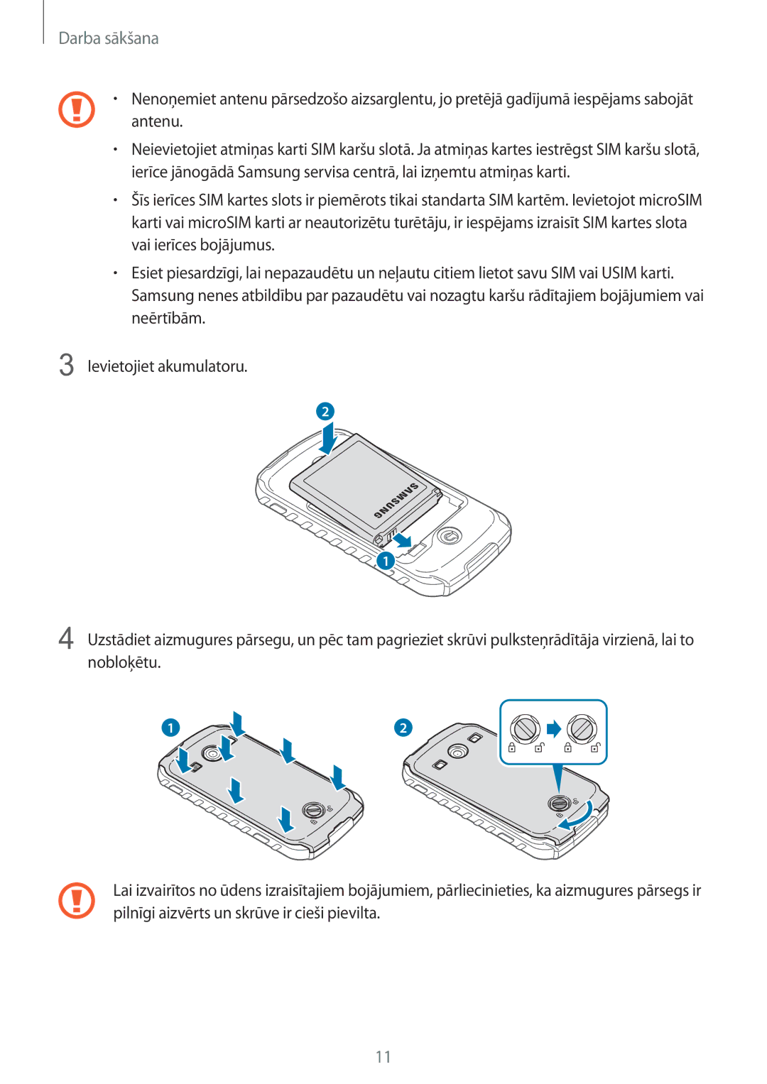 Samsung GT-S7710TAASEB manual Antenu 