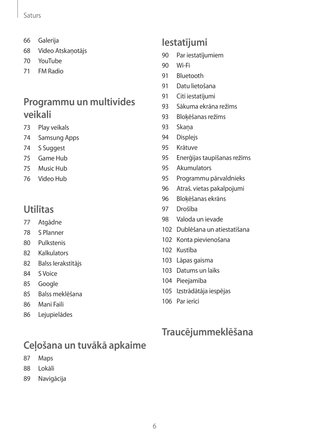 Samsung GT-S7710TAASEB manual Programmu un multivides veikali 