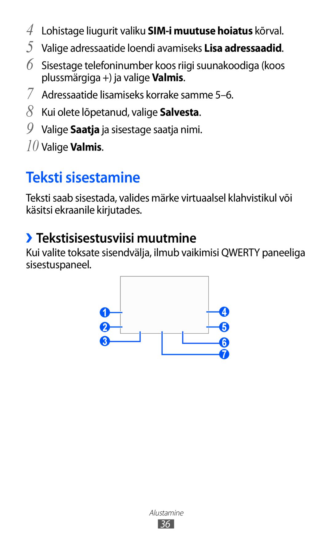 Samsung GT-S8500BAASEB manual Teksti sisestamine, ››Tekstisisestusviisi muutmine 