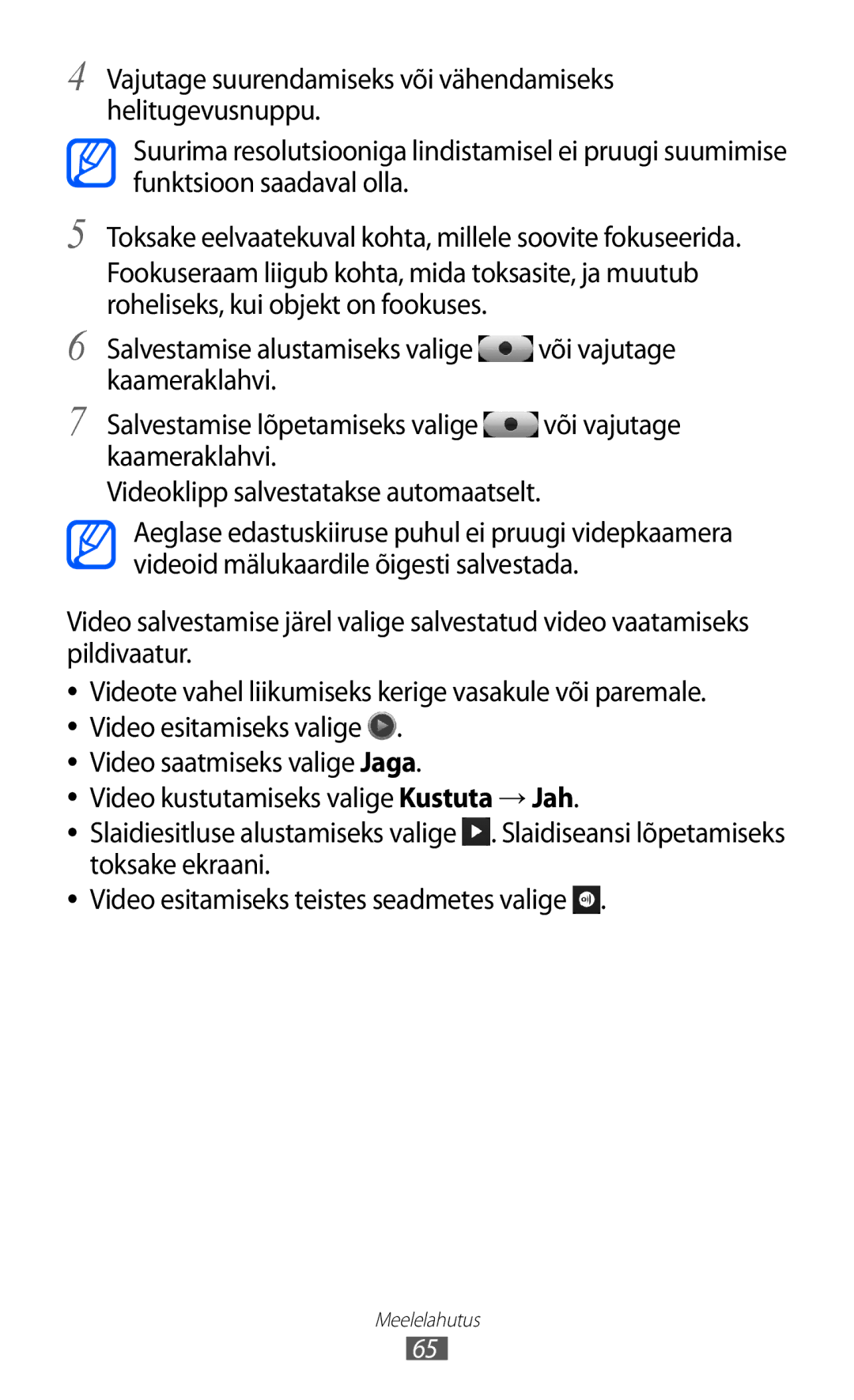 Samsung GT-S8500BAASEB manual Meelelahutus 