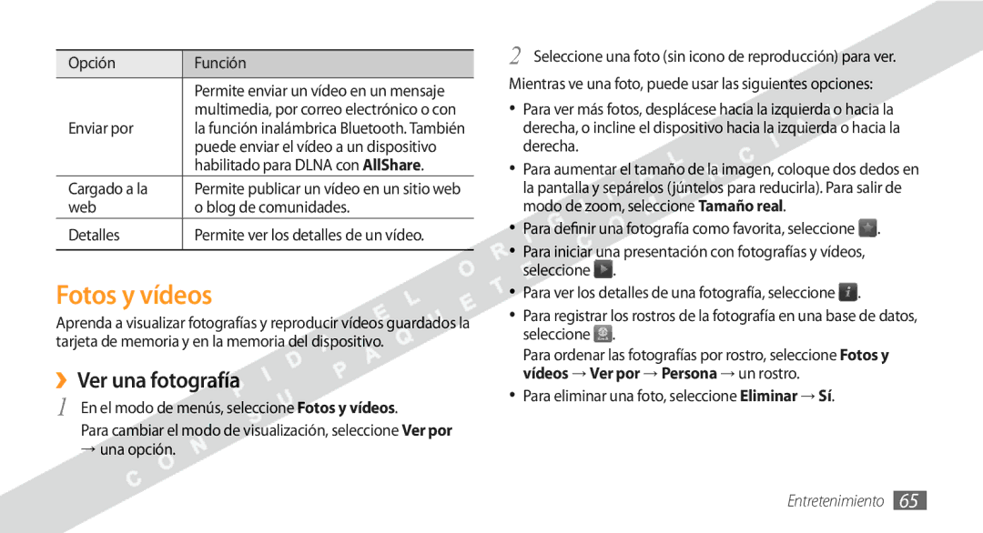 Samsung GT-S8530BAAAMN, GT-S8530BAAFOP, GT-S8530BAAATL, GT-S8530BAAYOG, GT-S8530BAAXEC Fotos y vídeos, ››Ver una fotografía 