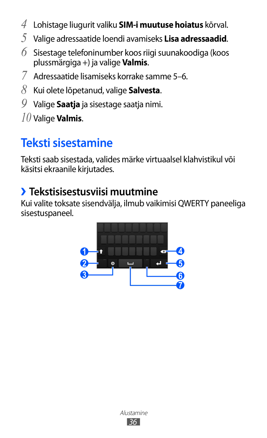 Samsung GT-S8530BAASEB manual Teksti sisestamine, ››Tekstisisestusviisi muutmine 