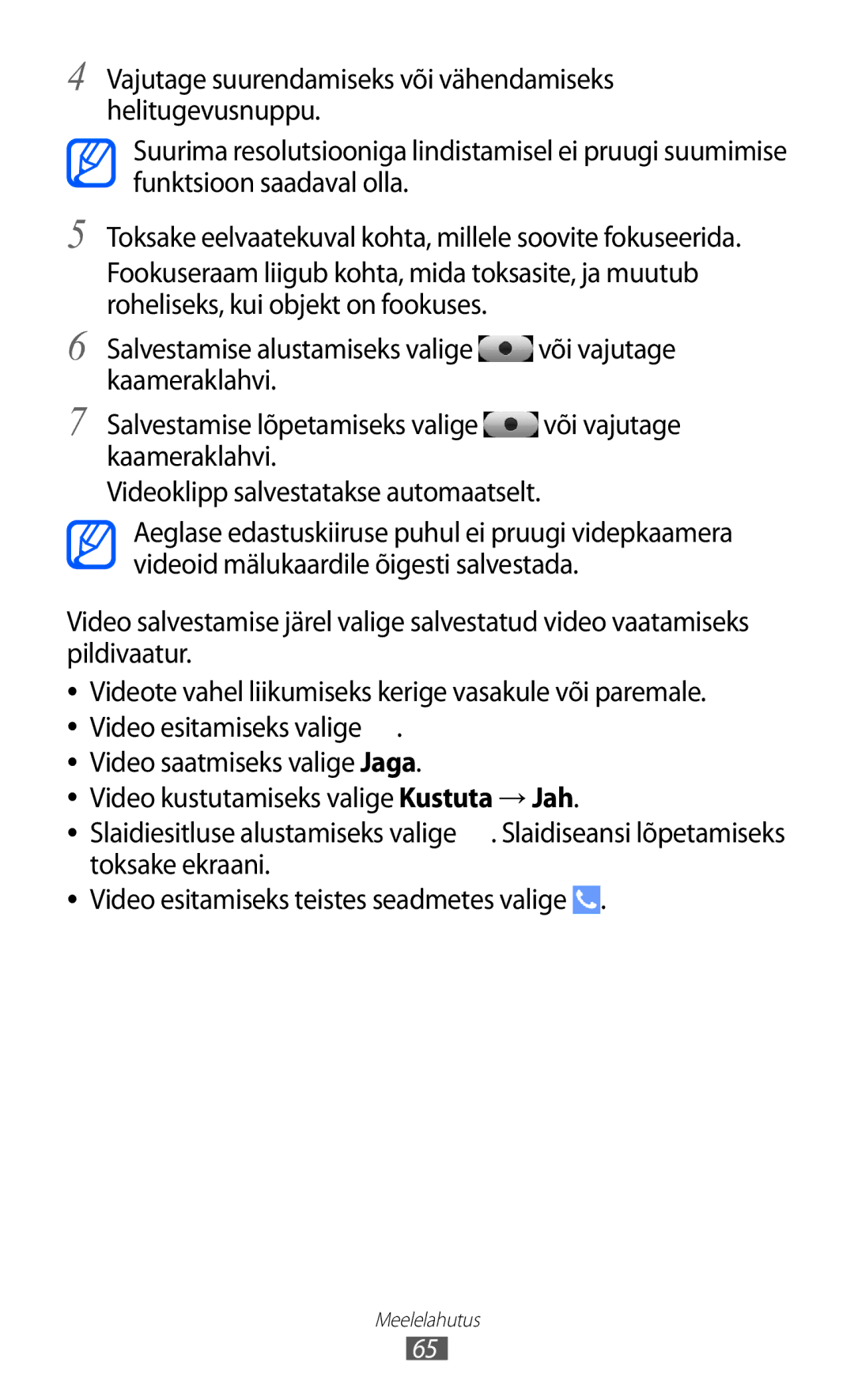 Samsung GT-S8530BAASEB manual Meelelahutus 