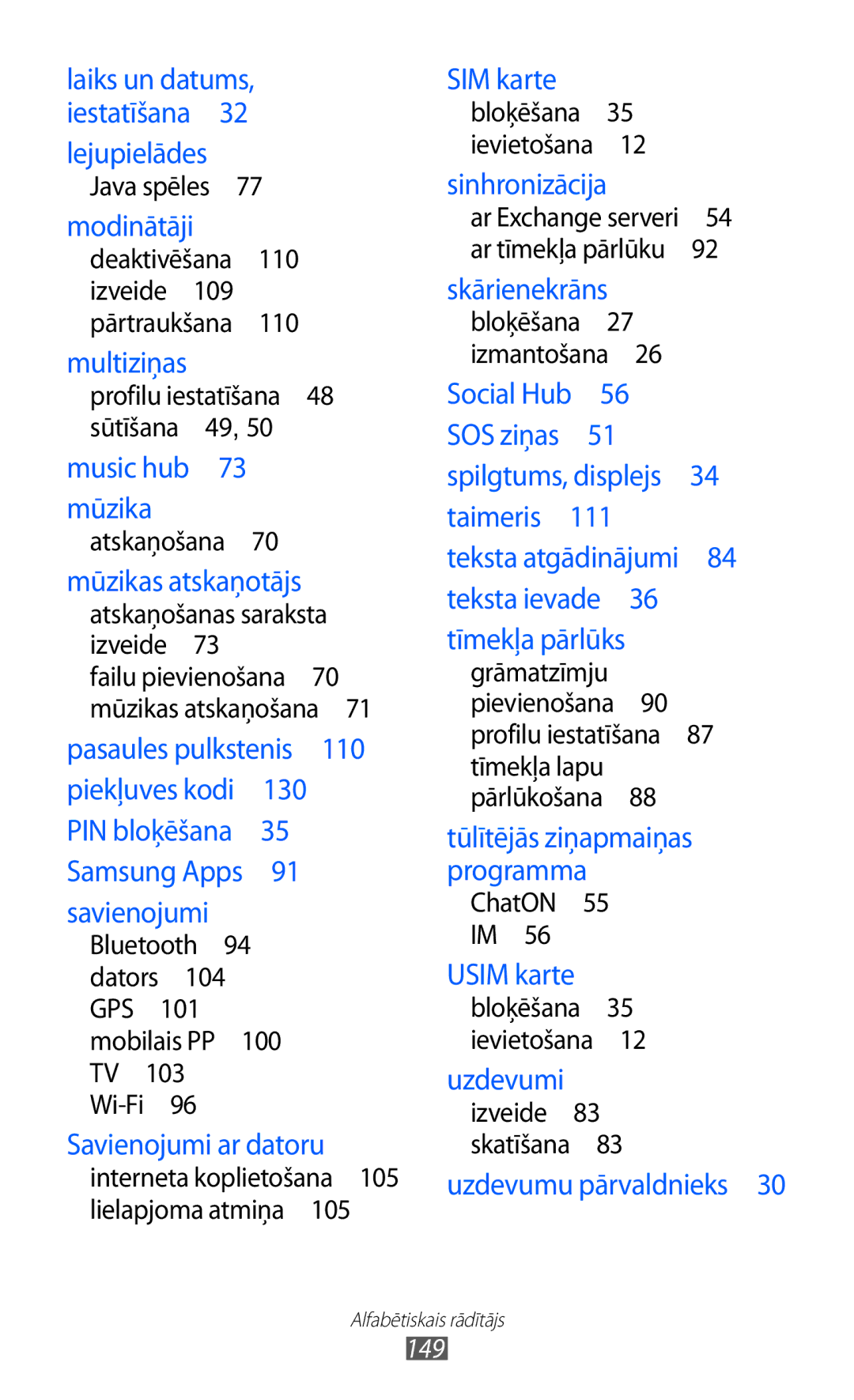 Samsung GT-S8530BAASEB manual Lejupielādes 