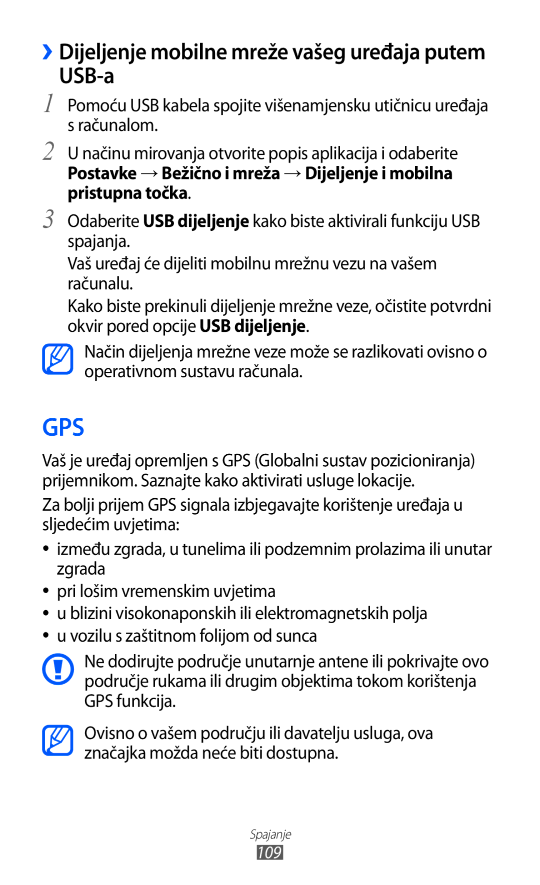 Samsung GT-I9070HKATRA, GT2I9070HKATRA, GT-I9070HKAMSR, GT-I9070HKACRO, GT-I9070HKAVIP, GT2I9070HKATWO manual Gps, USB-a 