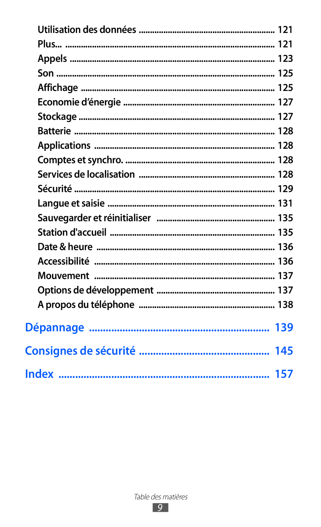 Samsung GT2I9100LKAMTL, GT2I9100OIAMTL, GT-I9100LKAROM, GT-I9100OIAMTL manual 123, 125, 127, 128, 129, 131, 135, 136, 137, 138 