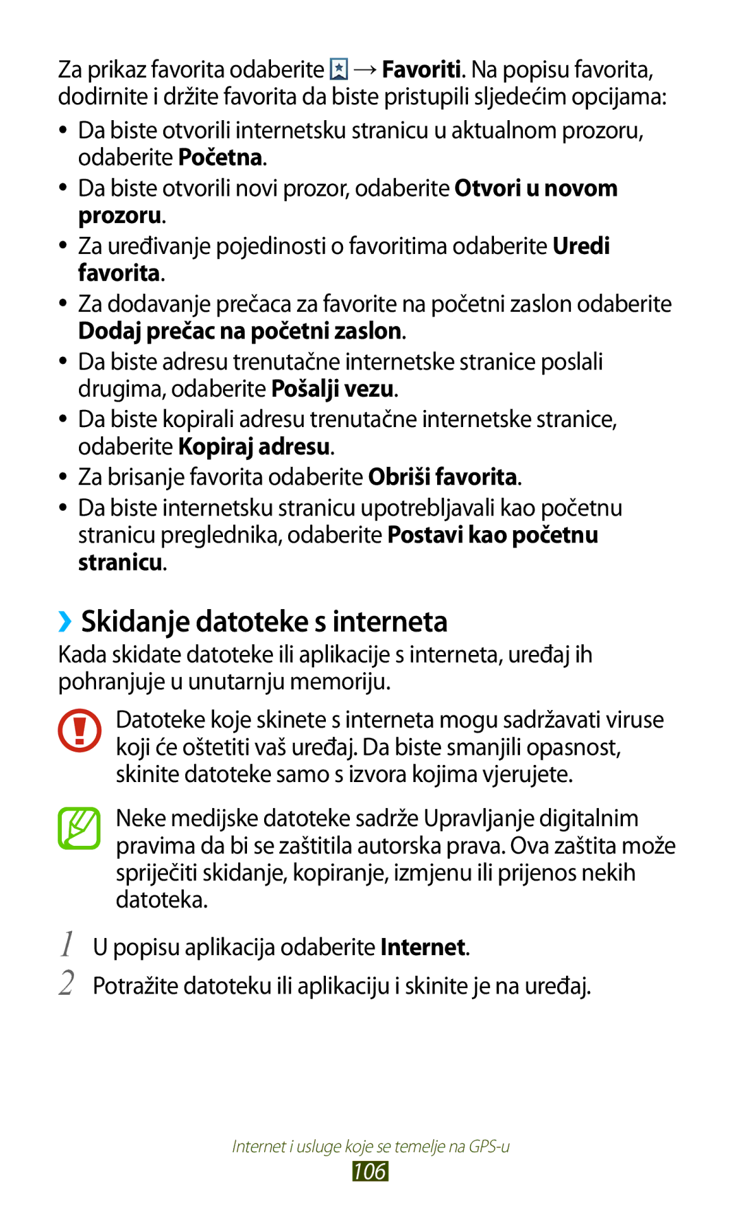 Samsung GT-I9300MBDCRO, GT2I9300RWDVIP, GT-I9300TADMBM, GT-I9300RWDSEE, GT2I9300RWAVIP ››Skidanje datoteke s interneta, 106 