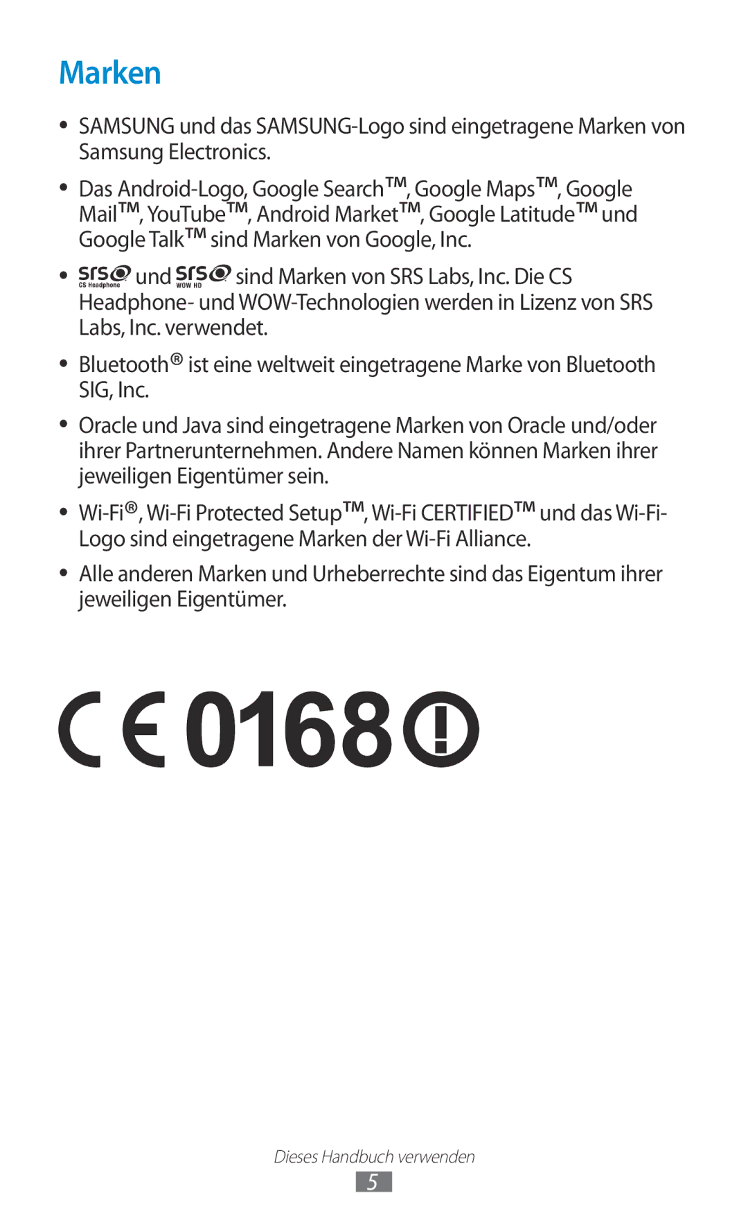 Samsung GT-S5300ZKADBT, GT2S5300ZKADBT, GT-S5300ZKAPLS, GT-S5300ZKATUR, GT-S5300ZKAEUR, GT-S5300ZWADBT, GT2S5300ZWADBT Marken 