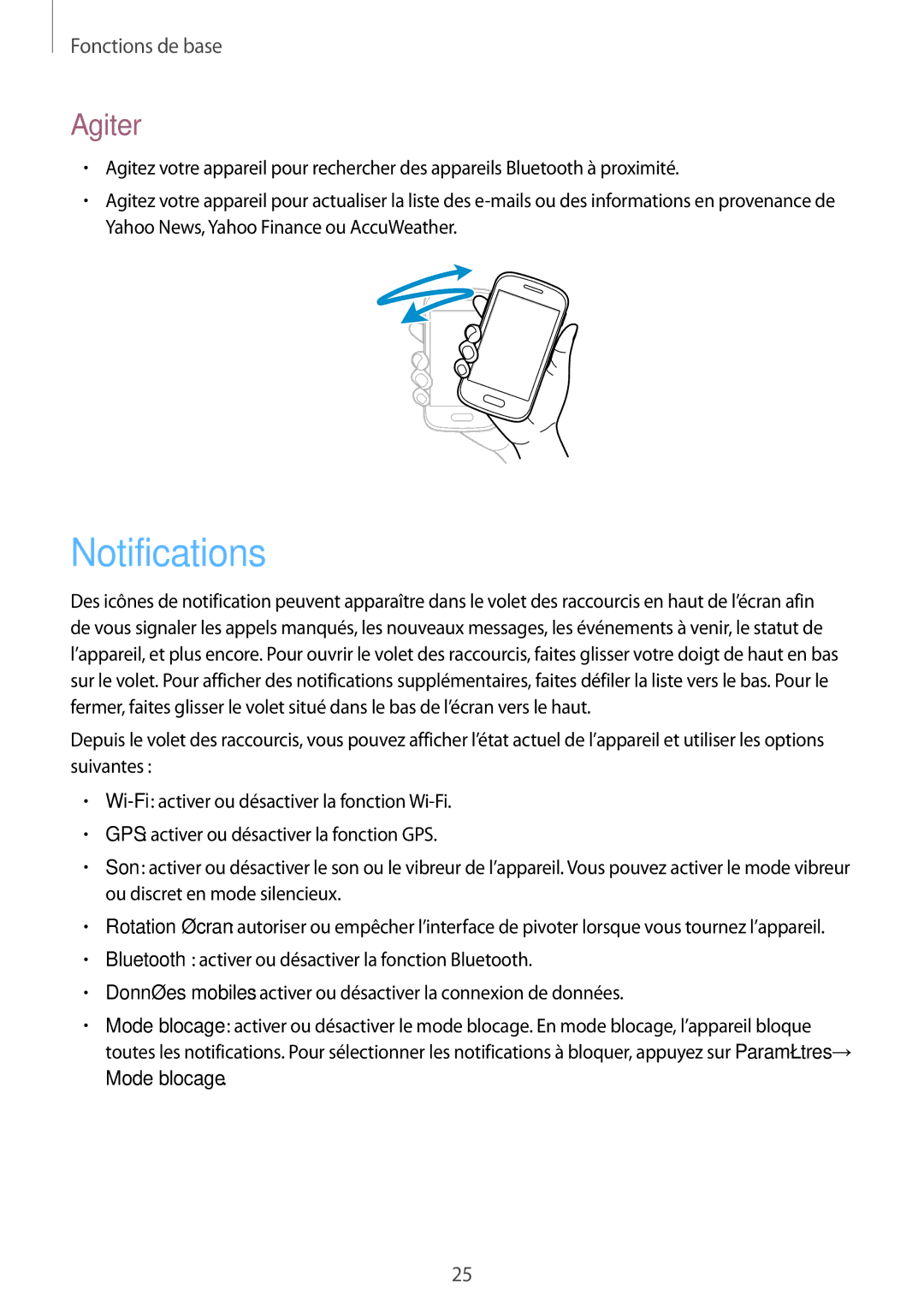 Samsung GT2S6312ZWABGL, GT2S6312DBABGL, GT-S6312WRABGL, GT-S6312DBABGL, GT2S6312WRABGL, GT-S6312ZWABGL Notifications, Agiter 