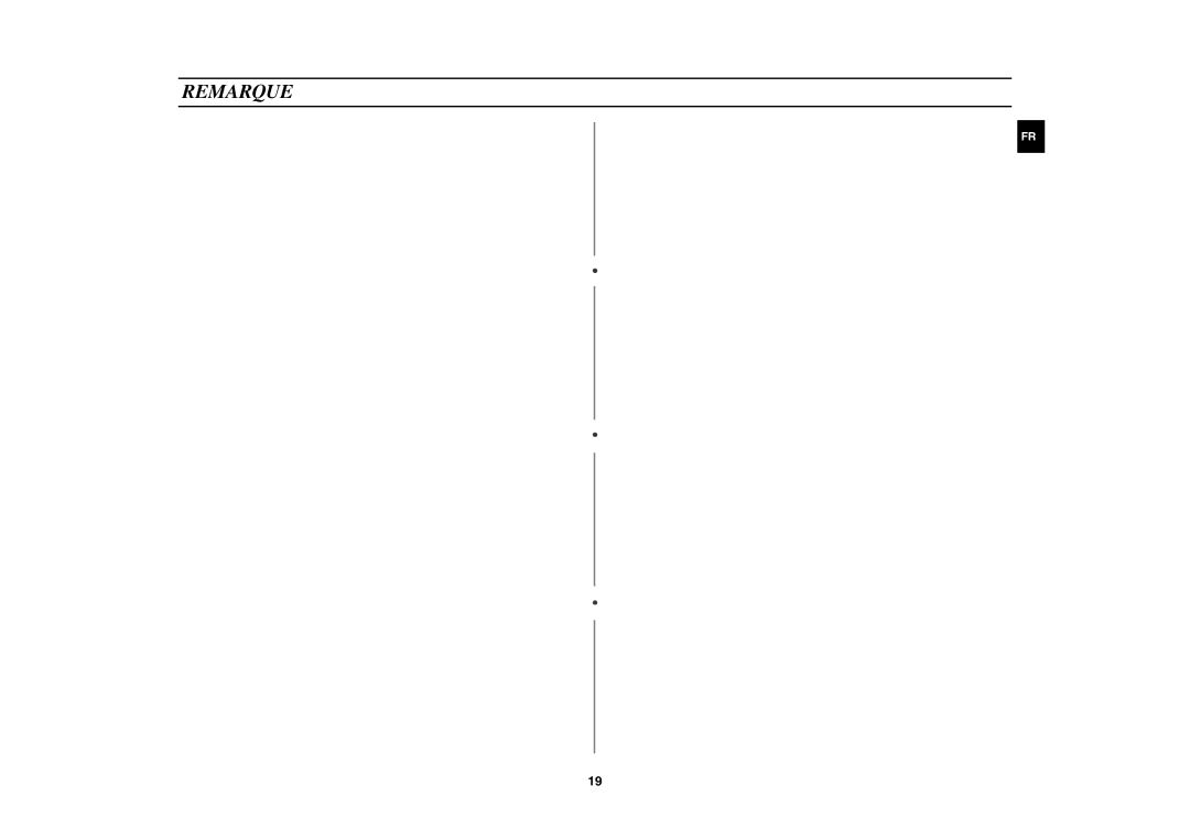 Samsung GW71E/XEF, GW71E-P/XEF manual Remarque 