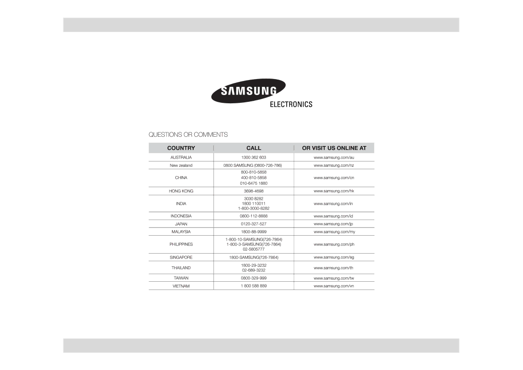 Samsung GW76NM/XSV manual 