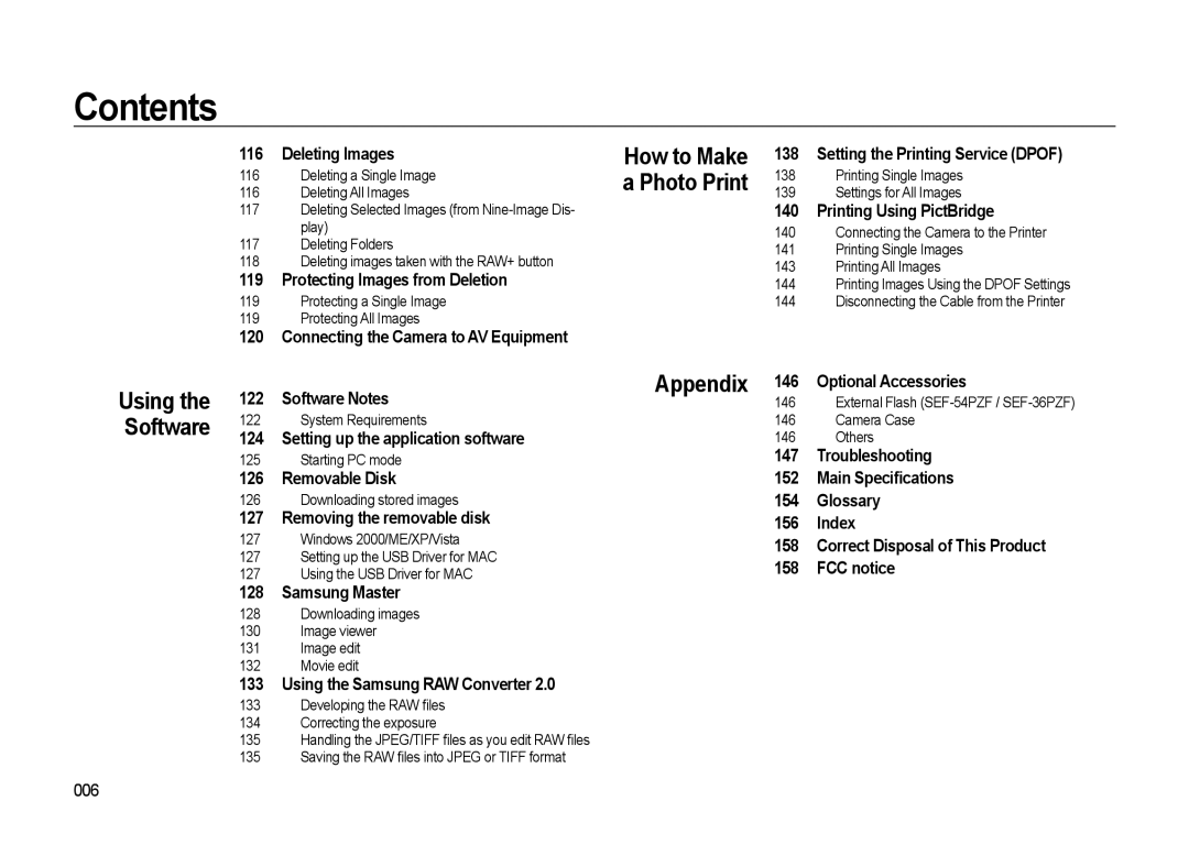 Samsung GX-20 manual Using Software 