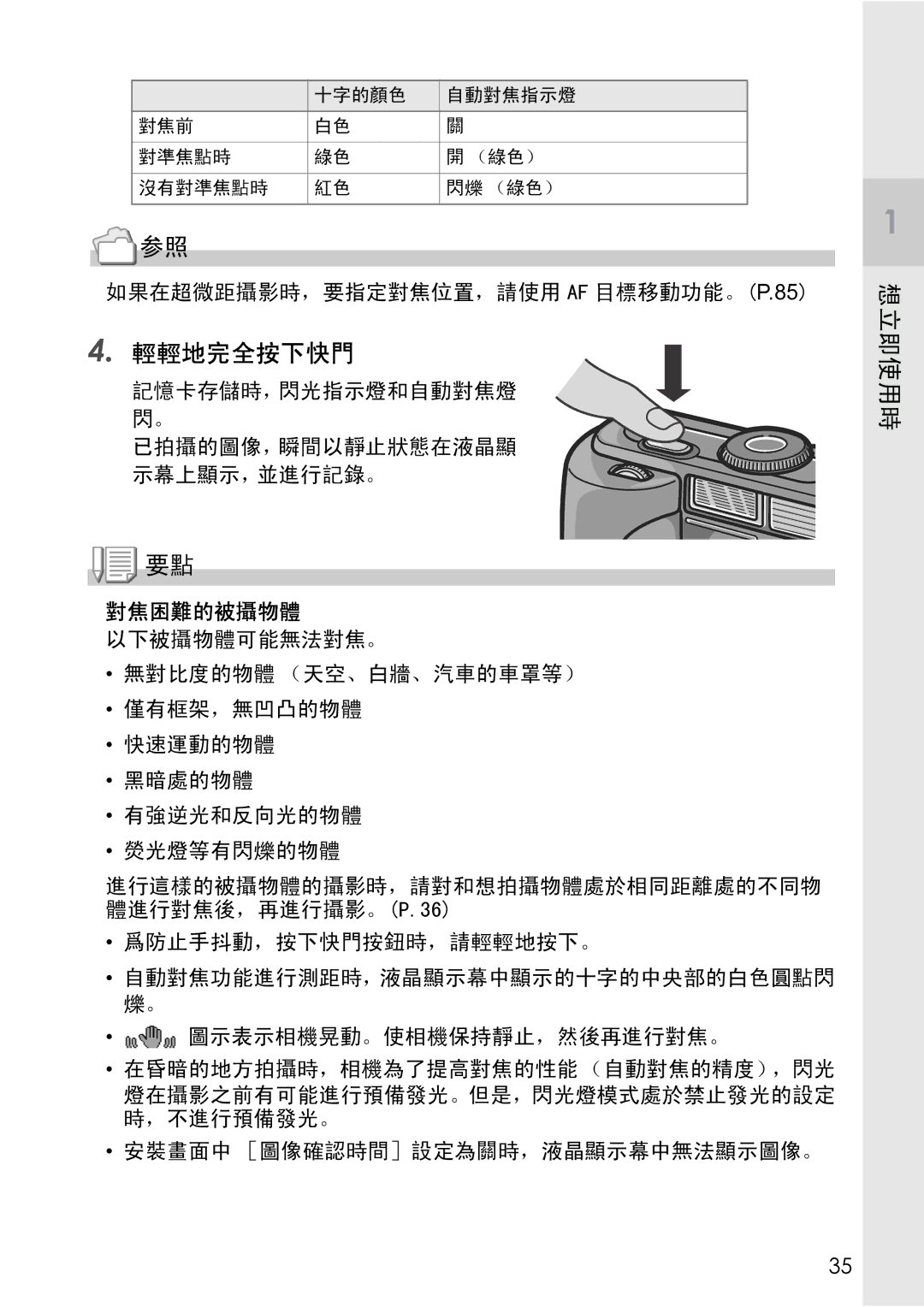 Samsung GX8 manual $P.85 3 