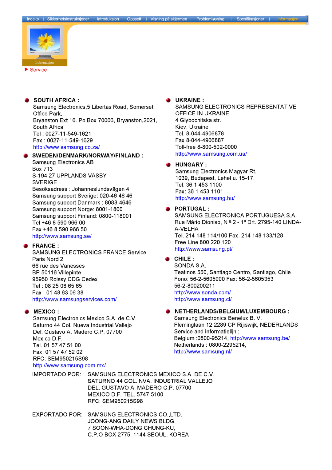 Samsung GY15CSSS/EDC, GY15VSSS/EDC, GY17CSSS/EDC, GY19VSSS/EDC manual Ukraine 