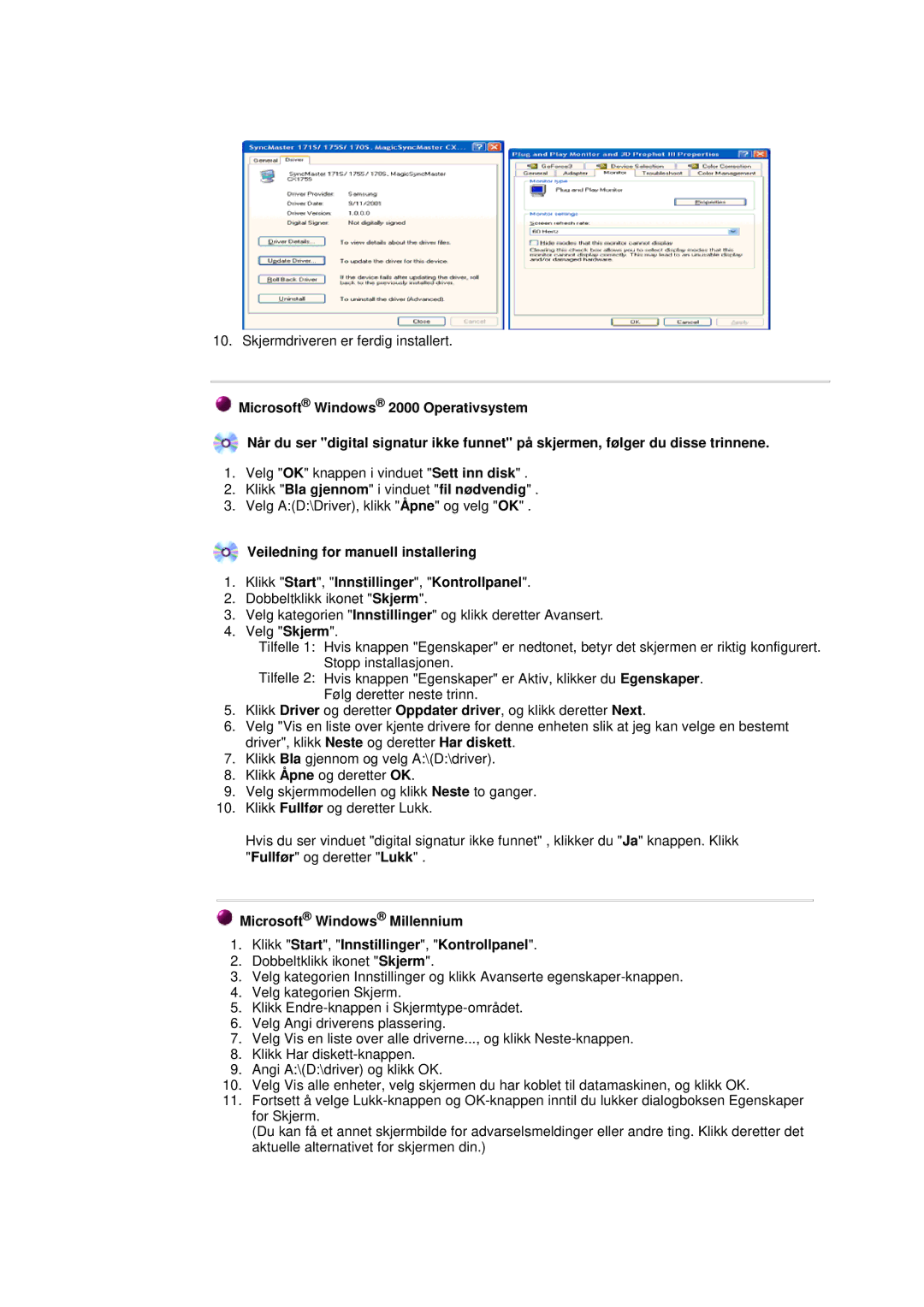 Samsung GY17CTSN/EDC, GY15VTSN/EDC manual Klikk Bla gjennom i vinduet fil nødvendig 