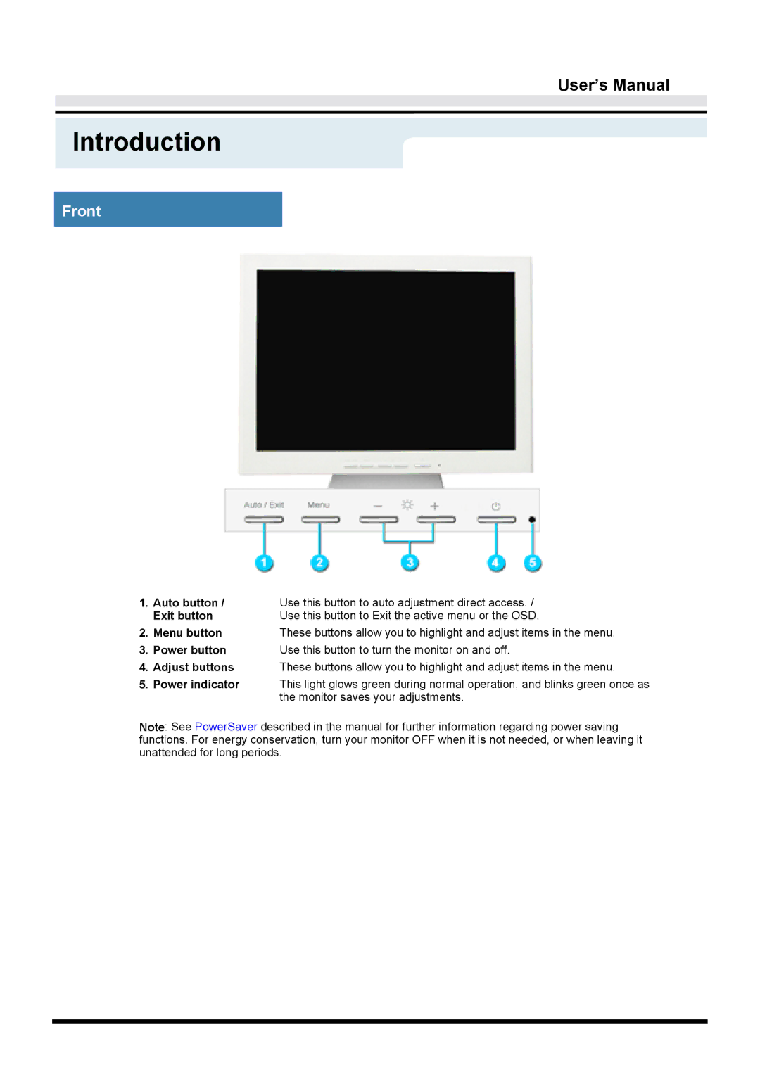 Samsung GY17CTSN/EDC, GY15VTSN/EDC, GY17VTSN/EDC manual Front 