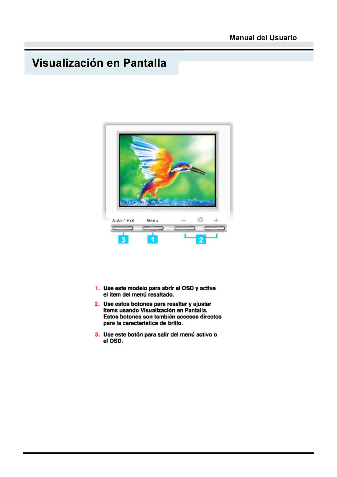 Samsung GY17CTSN/EDC, GY15VTSN/EDC, GY17VTSN/EDC manual Visualización en Pantalla 