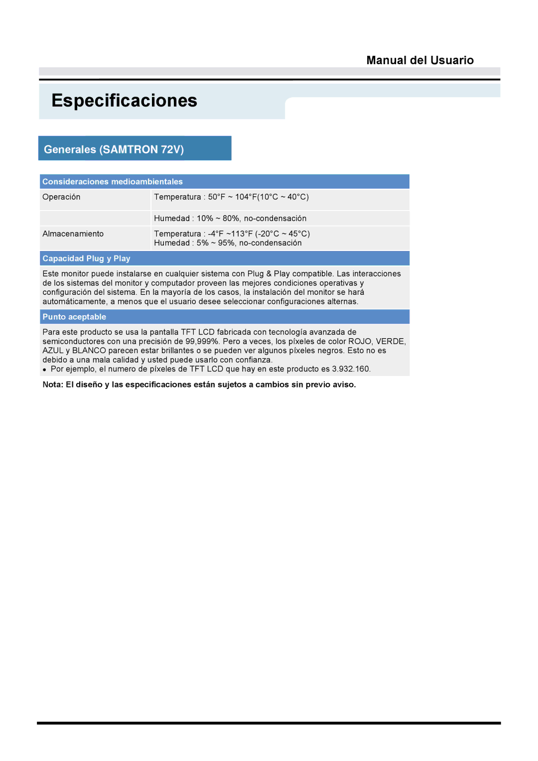 Samsung GY17CTSN/EDC, GY15VTSN/EDC, GY17VTSN/EDC manual Consideraciones medioambientales 