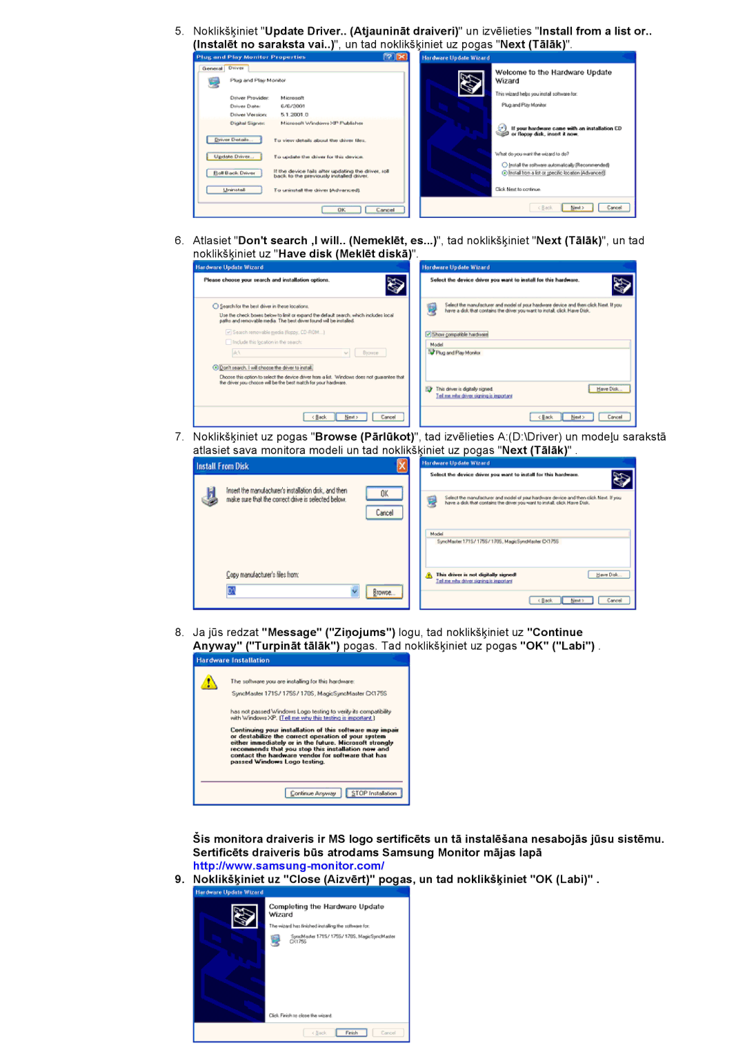 Samsung GY17VSSS/EDC manual 