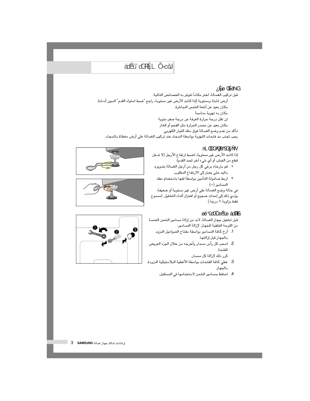 Samsung H1245AFS/YL, H1245AFS-YL, H1245AES/XSG manual ¿Éµe QÉ«àNG, ΠLQC’G AGƒàSG §ÑV, ØëûdG ÒeÉùe ádGREG 