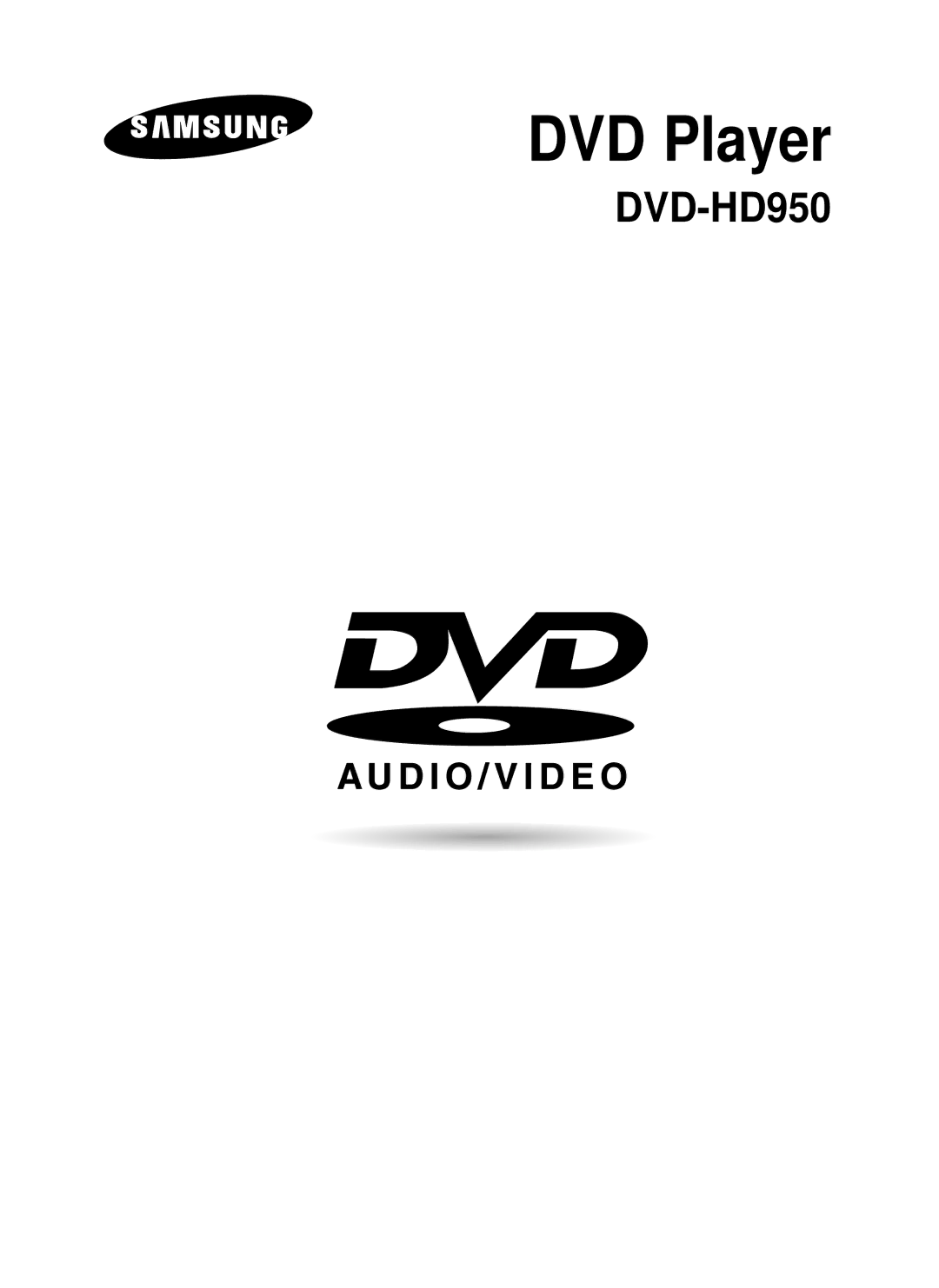 Samsung HD950 manual DVD Player 