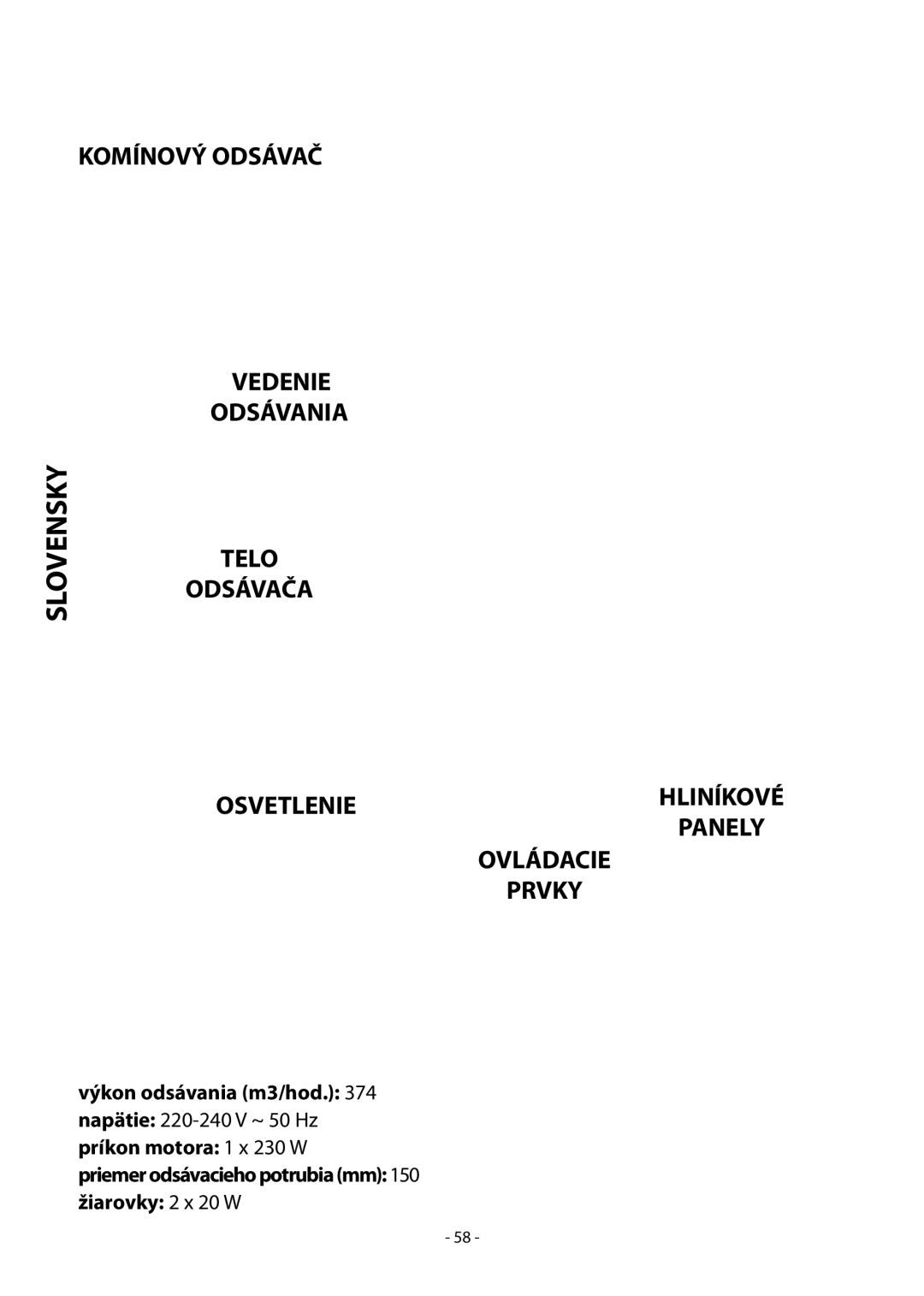 Samsung HDC9147BX/XSA manual Vedenie Odsávania Telo Odsávača, Prvky 