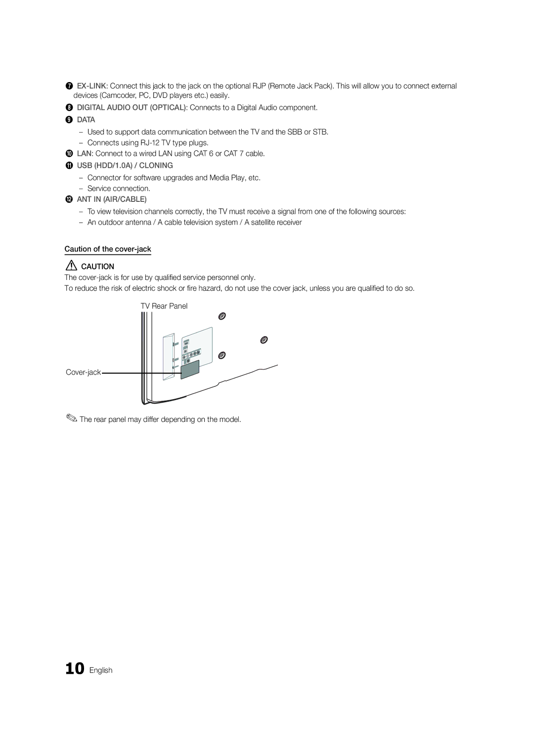 Samsung HG55NB690QFXZA, HG40NB690QFXZA, HG46NB690QFXZA, HG32NB690PFXZA installation manual USB HDD/1.0A / Cloning 